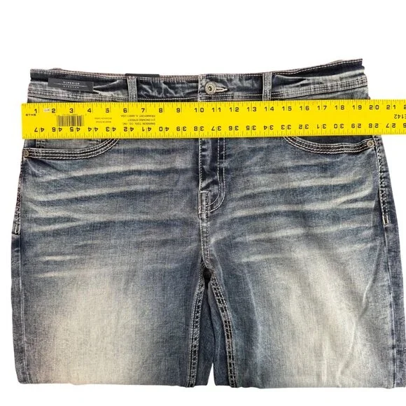 BKE Tyler Jeans - Men's 36x36 - Relaxed Fit Stretch - Grise Color - NWT - Picture 7 of 14